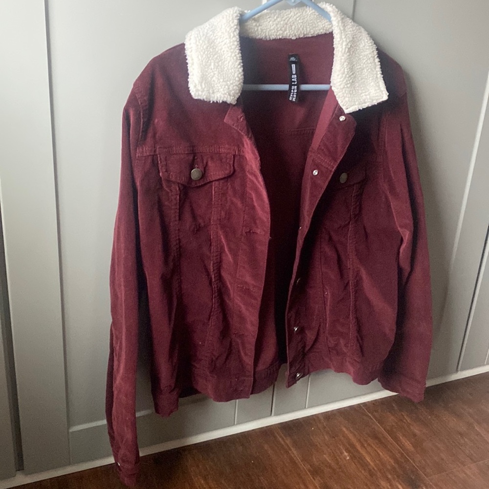 Design Lab plum corduroy